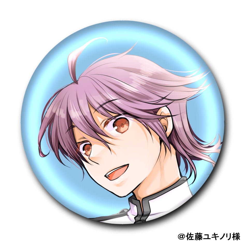 佐藤ユキノリオリジナルキャラクター【イズホ】＿缶バッジ