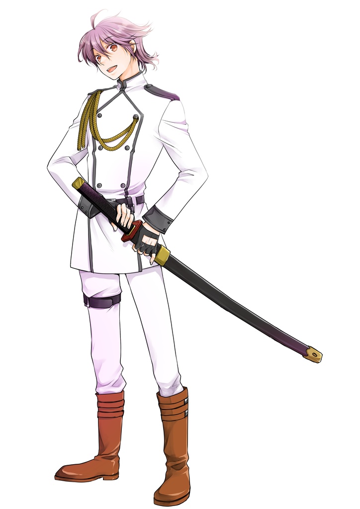 佐藤ユキノリオリジナルキャラクター【イズホ】＿クリアポスター