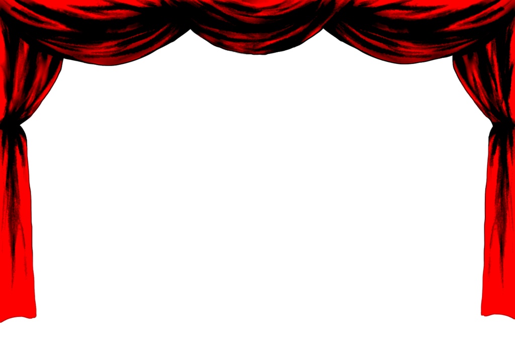 舞台幕(赤)