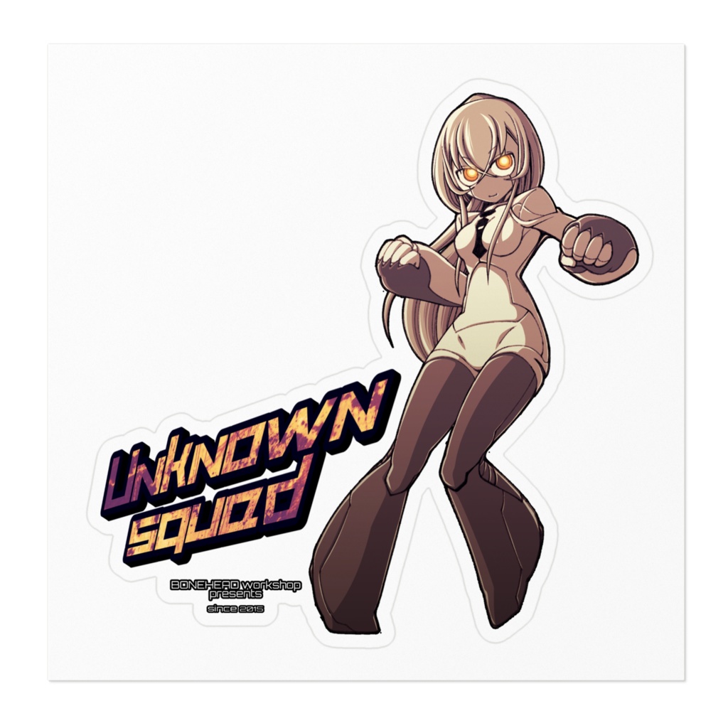 Unknown squad ステッカー 01