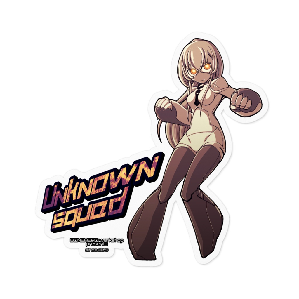 Unknown squad ステッカー 01