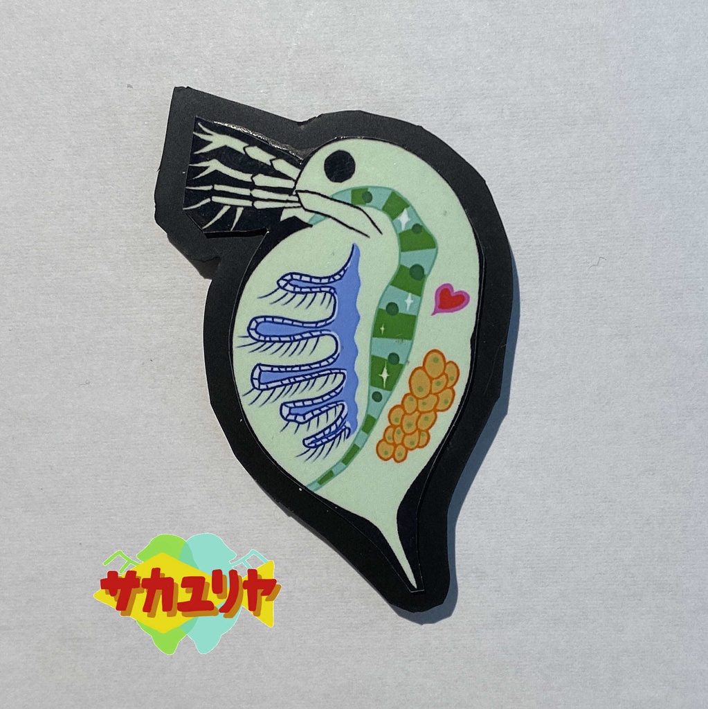 ミジンコのラバーストラップ/マグネット