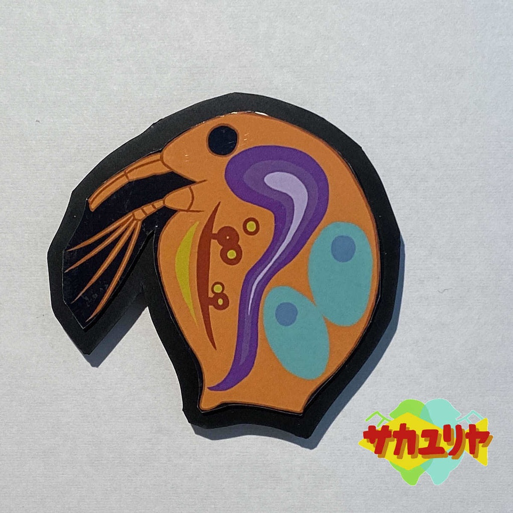 ゾウミジンコのラバーストラップ/マグネット