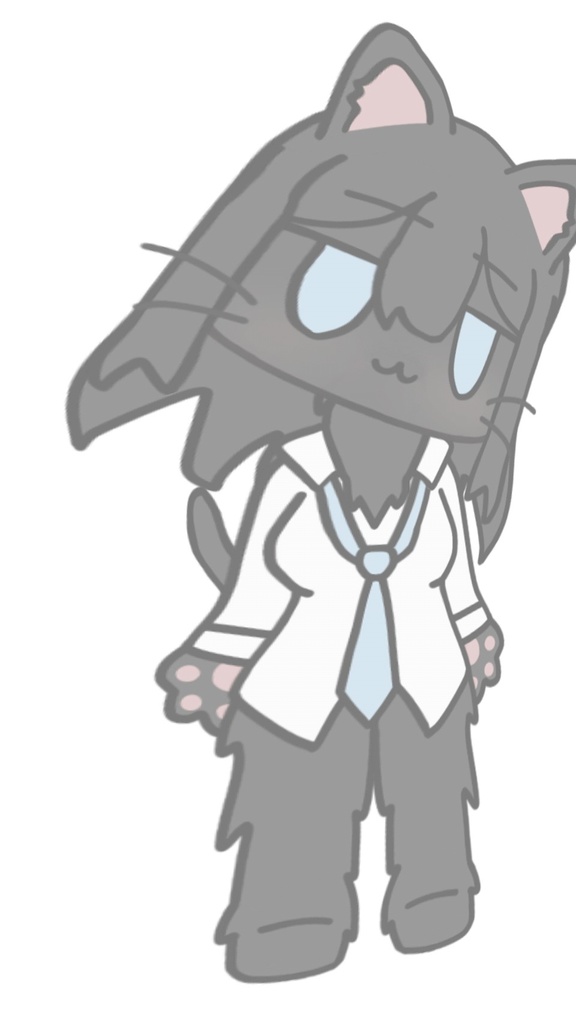 【無料のLive2Dモデル】ケモノ猫