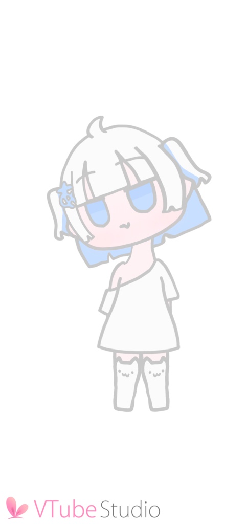 【無料のLive2Dモデル】天使界隈女の子