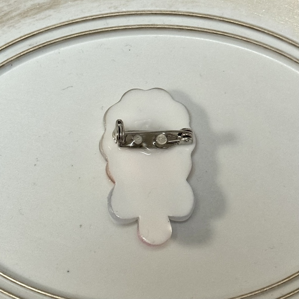 秋の谷ブローチ