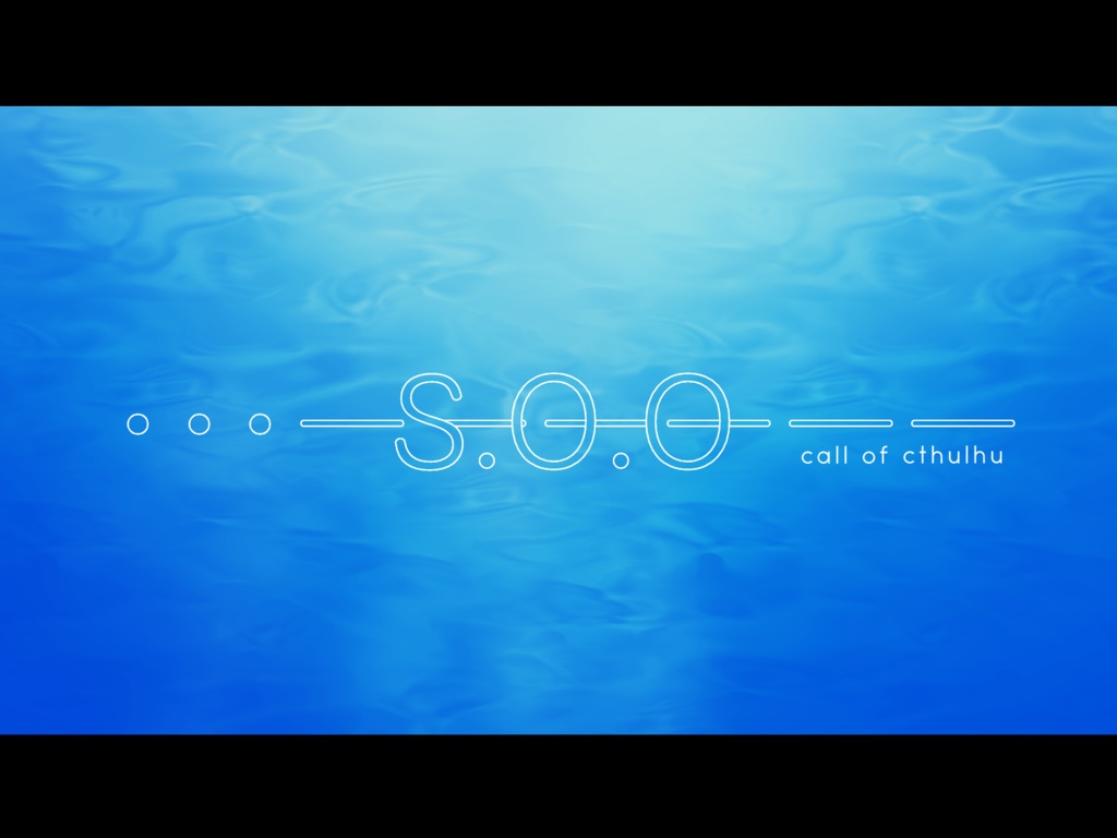 【完売】CoCシナリオ『S.O.O』冊子版