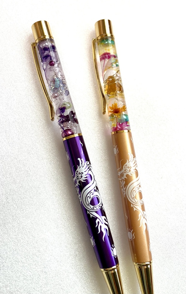 ハーバリウムボールペン【7】ドラゴンズ2