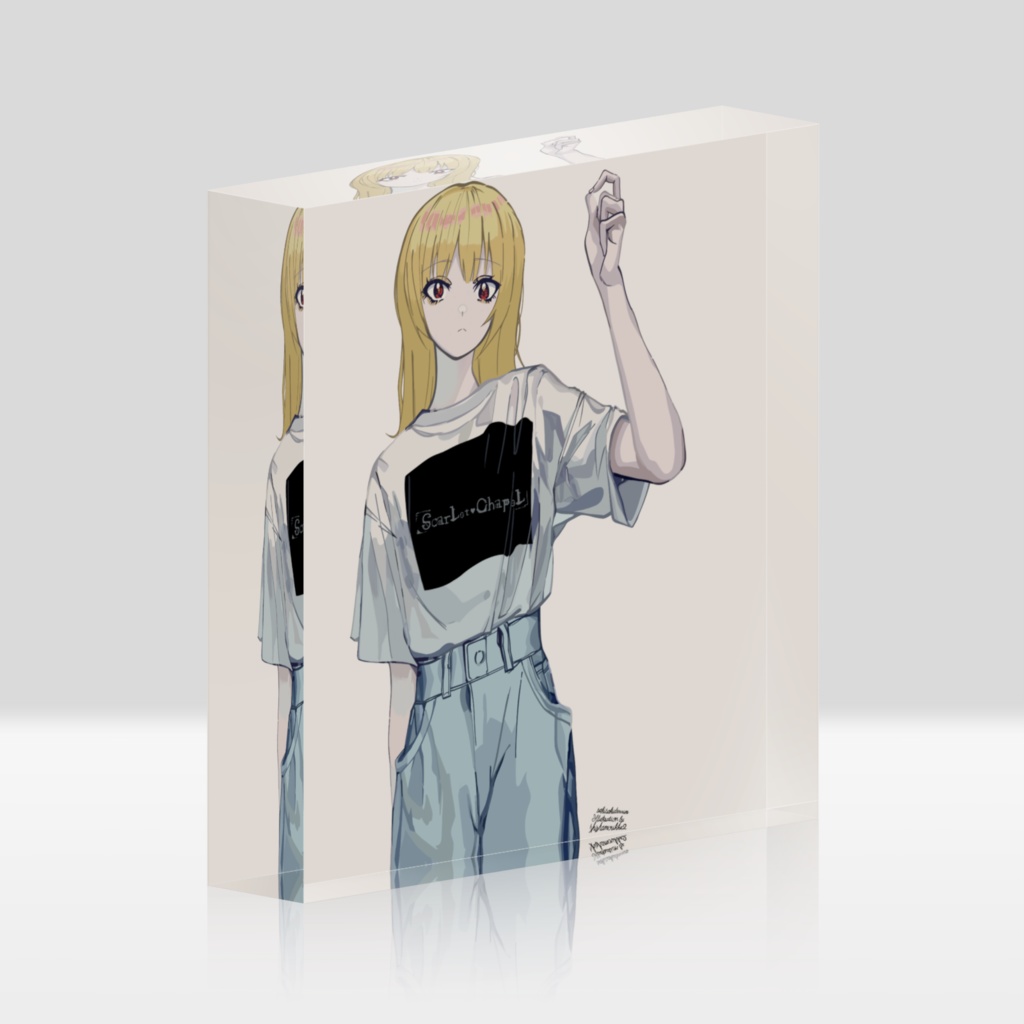 -Saki illustration 01- アクリルブロック