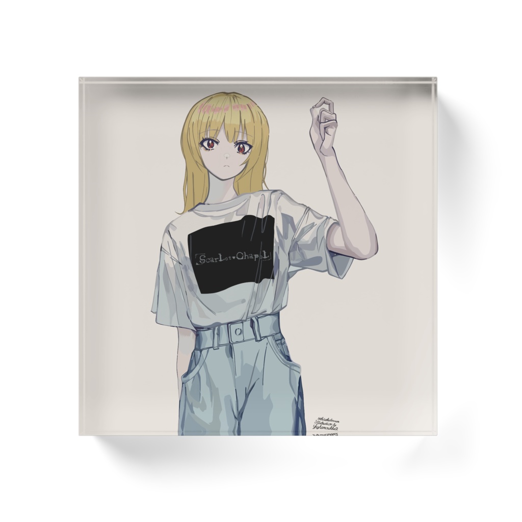 -Saki illustration 01- アクリルブロック