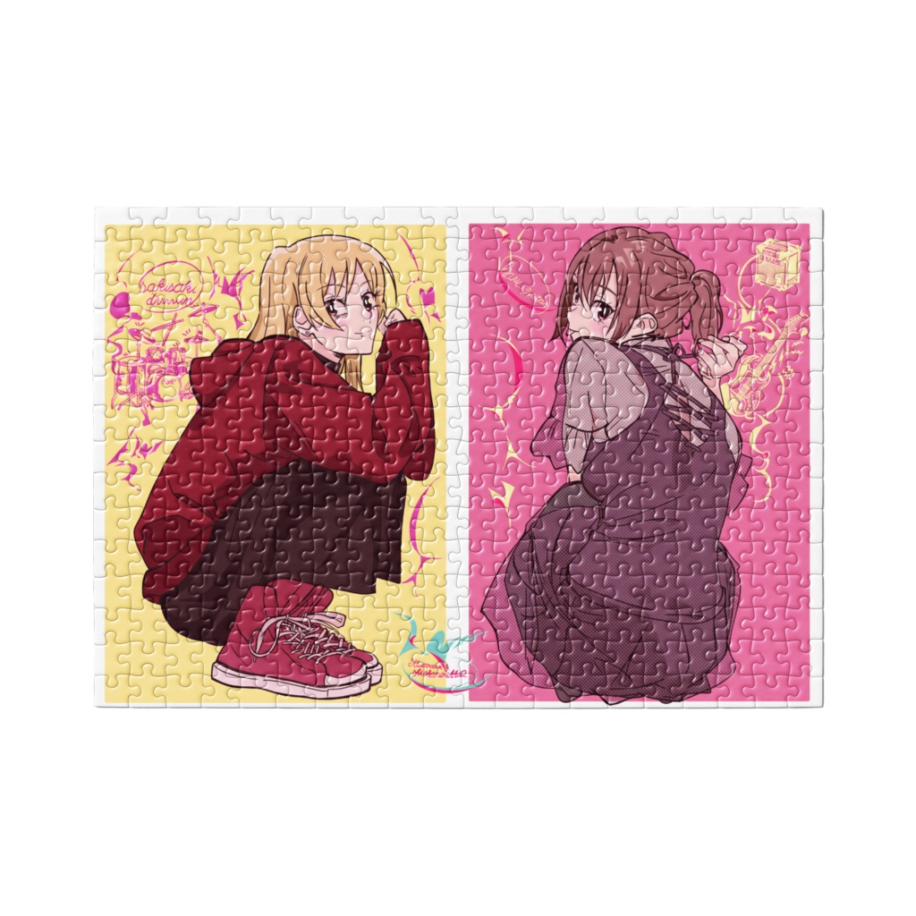 Haru&Saki illustration 01 ジグゾーパズル