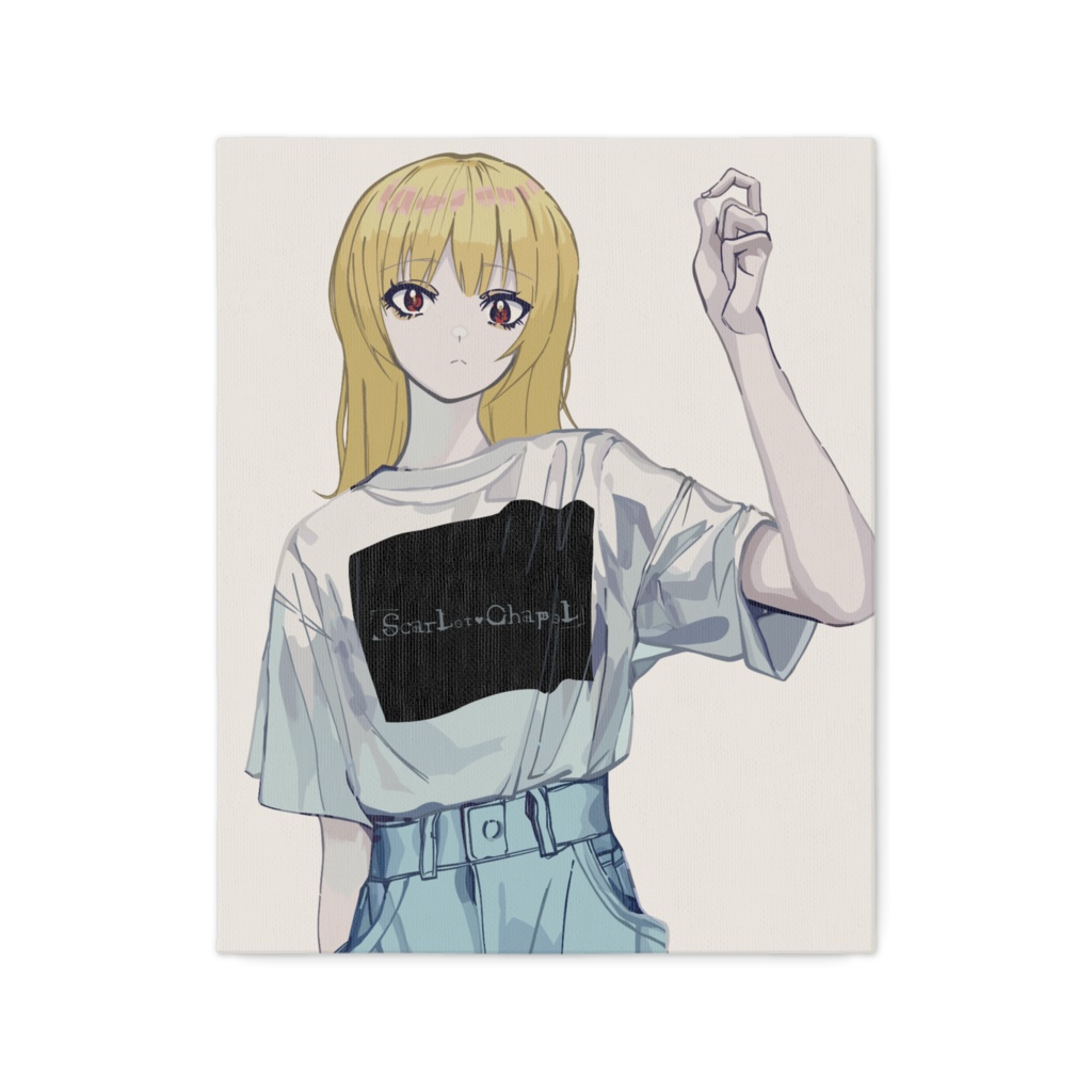 -Saki illustration 01- アートワークキャンバス