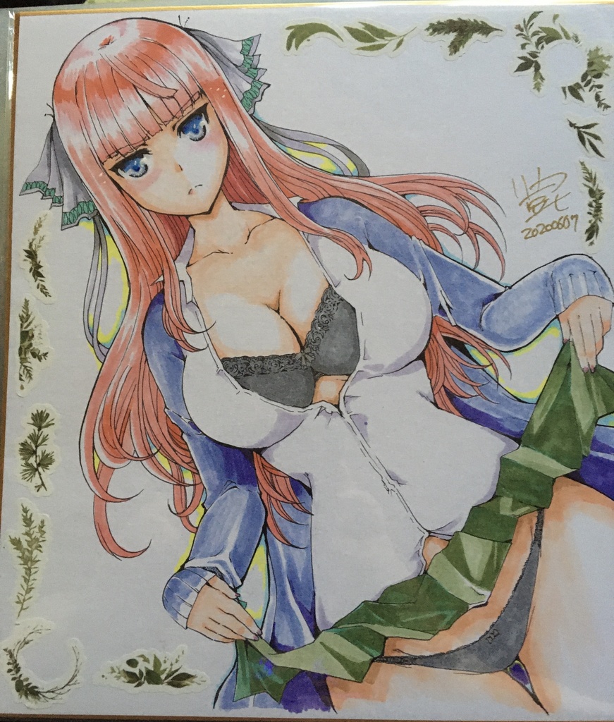 オーダー制直筆イラスト色紙