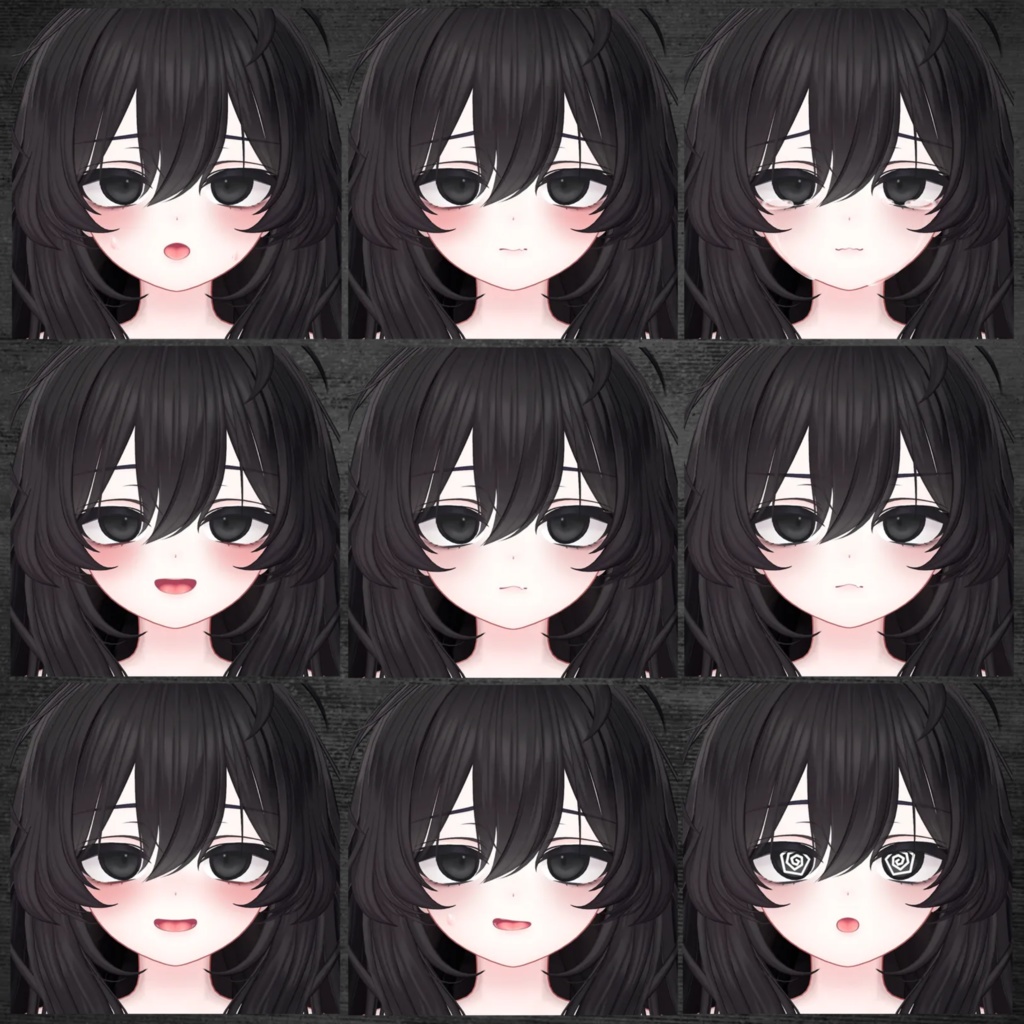 [愛莉/Airi] blendshape&eye 缩略图 3