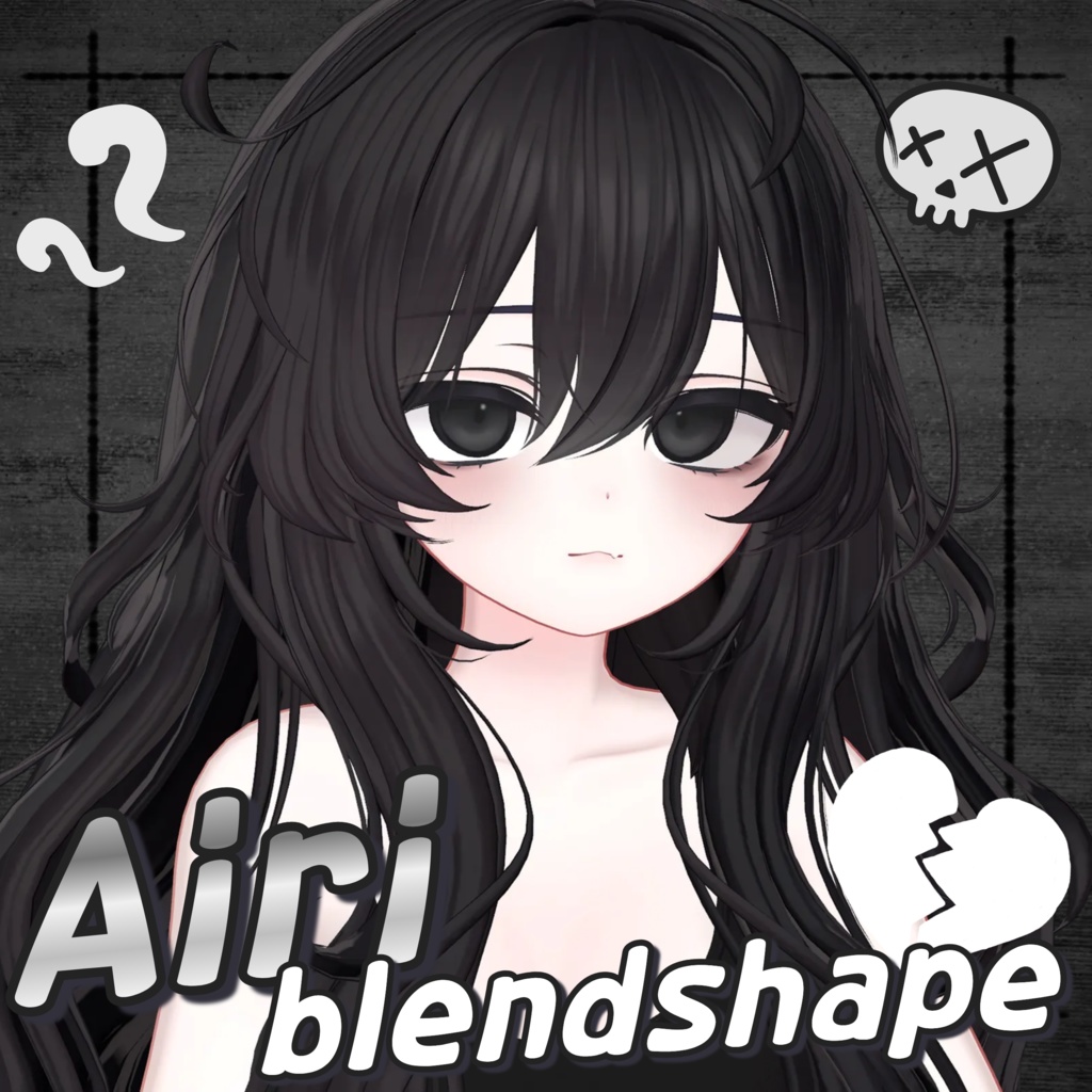 [愛莉/Airi] blendshape&eye