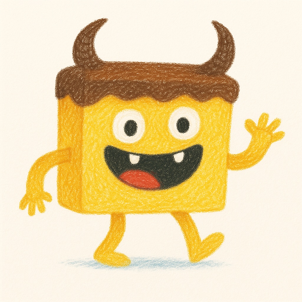 カステラモンスター｜カステラモンスター　Castella Monster – Friendly Dessert Beast