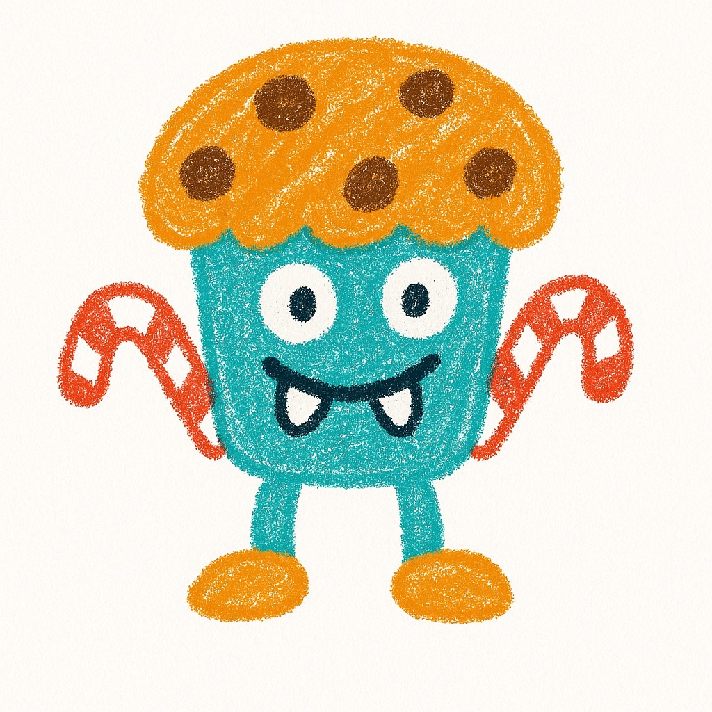 マフィンモンスター｜Muffin Monster – Choco-Chip Mischief!