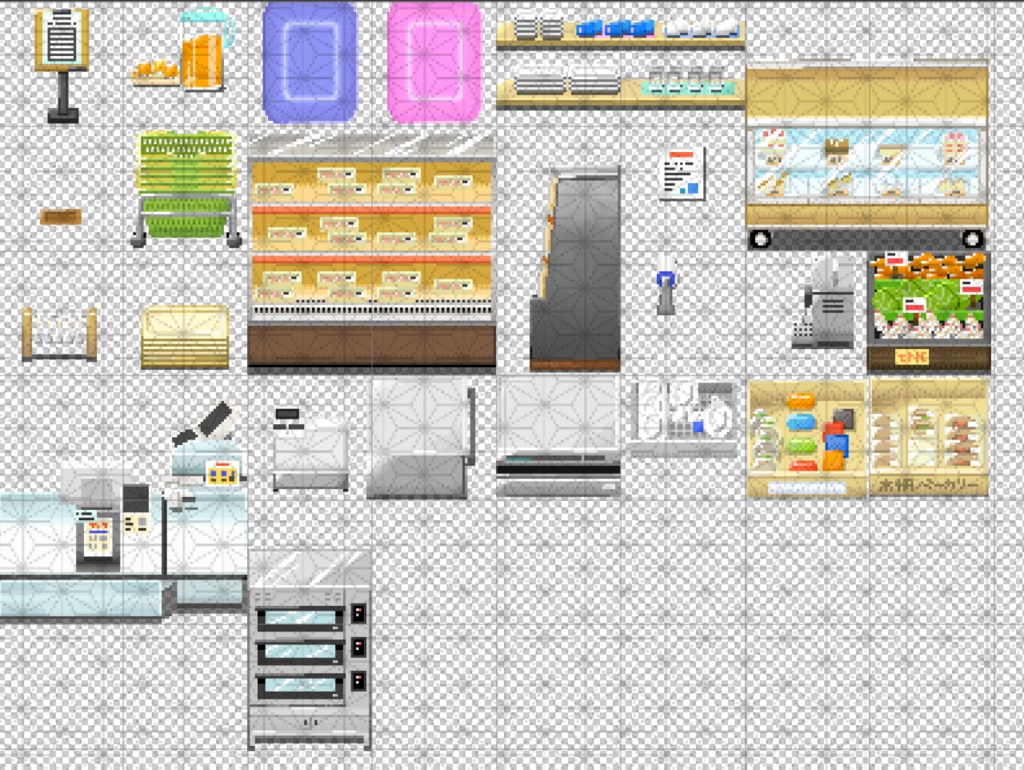 ドット絵素材*お店