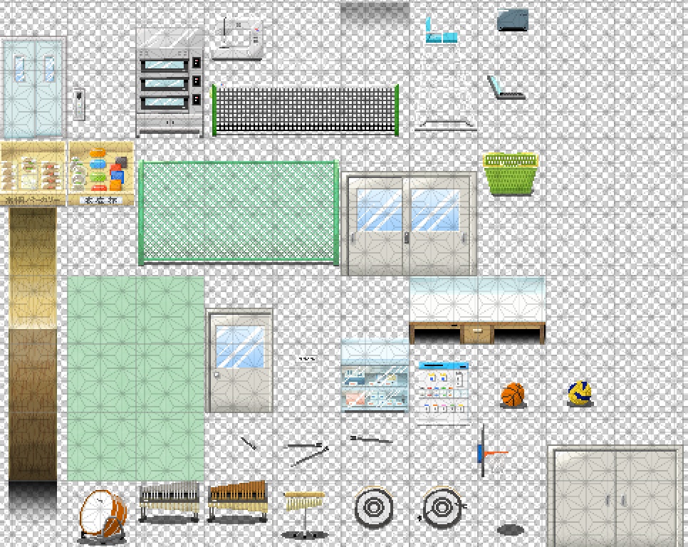 ドット絵素材*学校