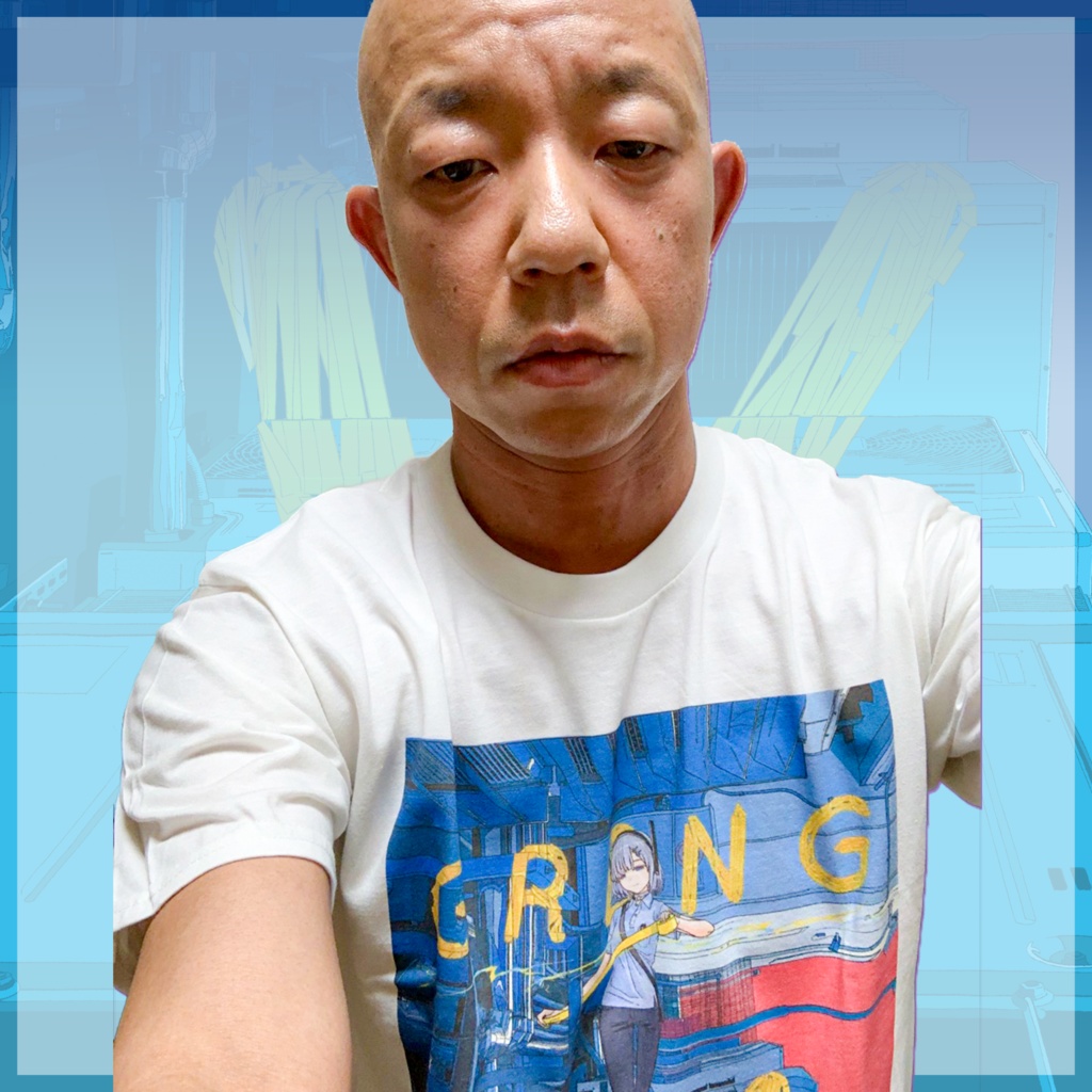 ガリベンガーVブイ子Tシャツ(ホワイト)