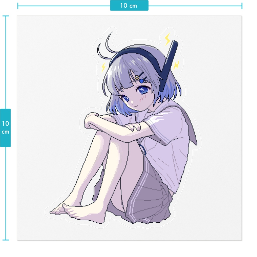 英二の思い出・ブイ子クリアステッカー