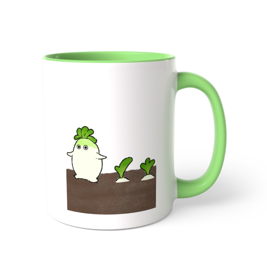 大根マグカップ