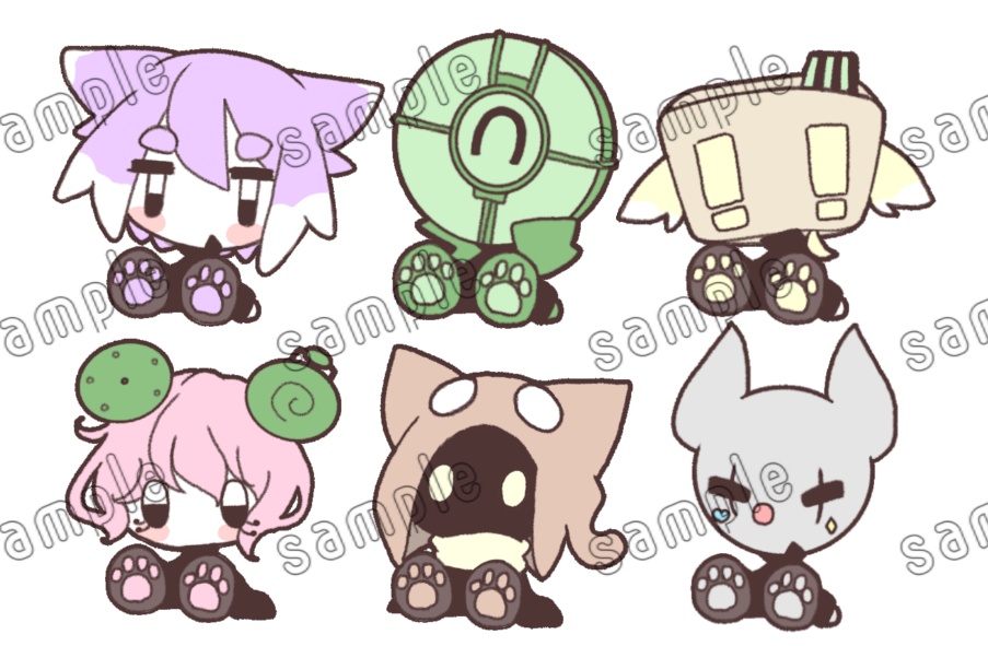 【非公式ファングッズ】びんとろ木製バッチ