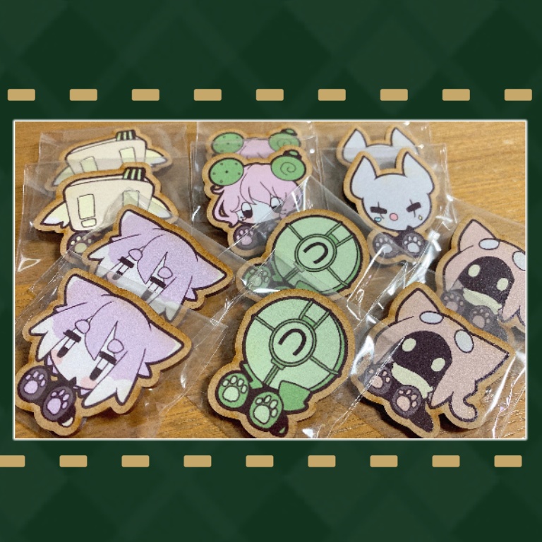 【受付終了】びんとろ木製バッチ