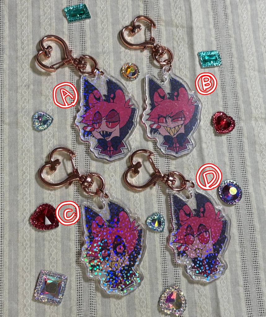 アラスター・ルシファー生首アクリルキーホルダー