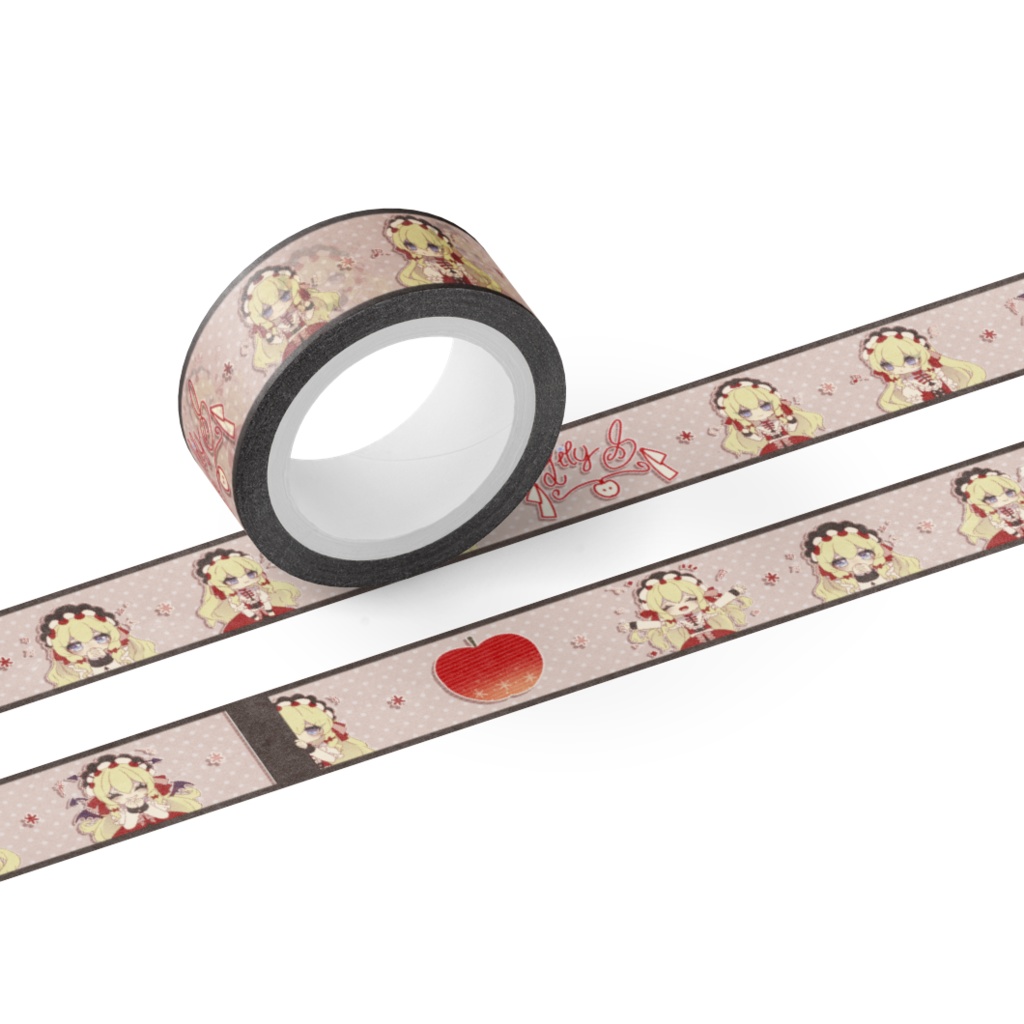 スタンプ柄マステ