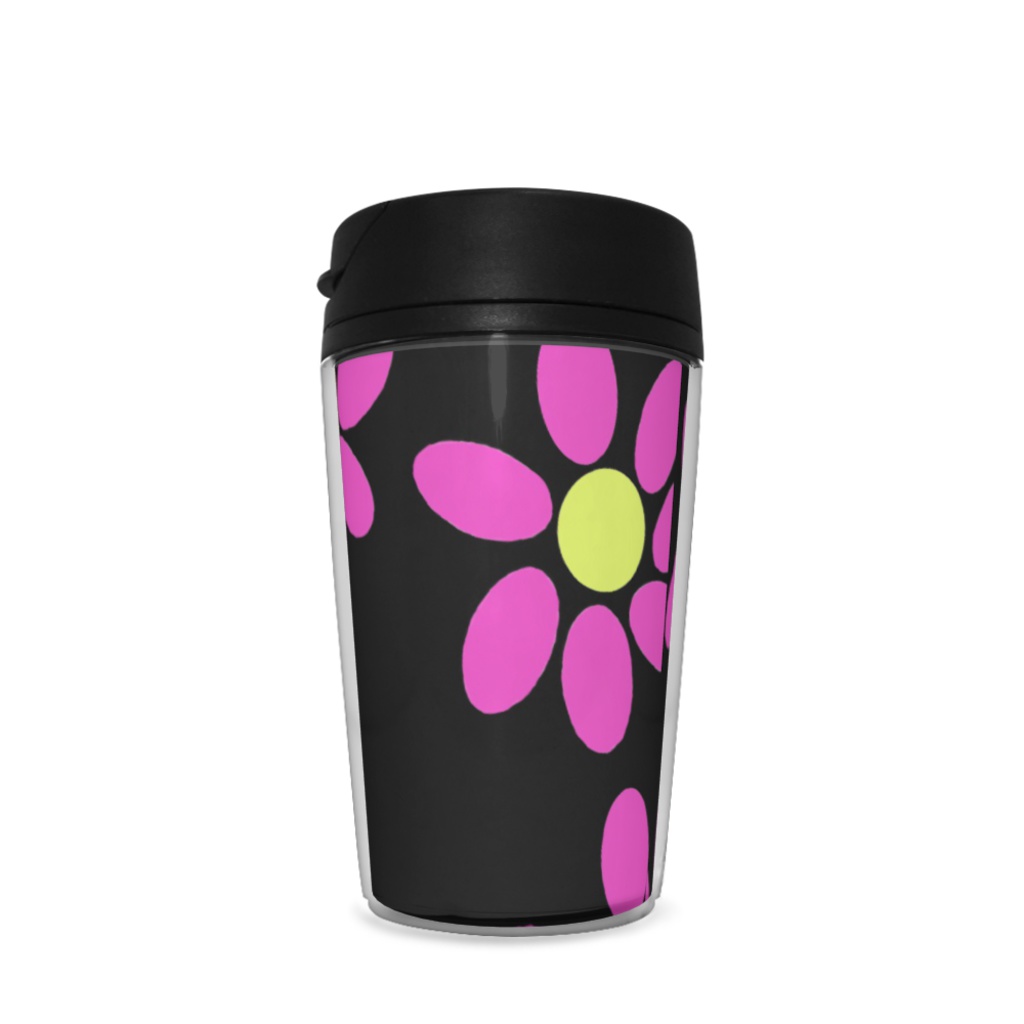 花模様タンブラー