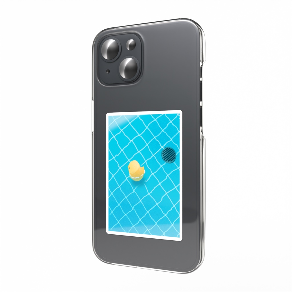 アヒルちゃんステッカー(スマホ封入サイズ)