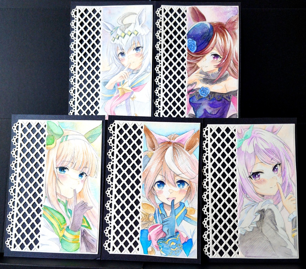 【フレームレス原画】ウマ娘 × ヒミツポーズシリーズ