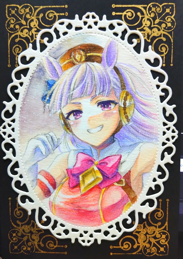 【フレームレス原画】黄金一族 × 肖像画モチーフ