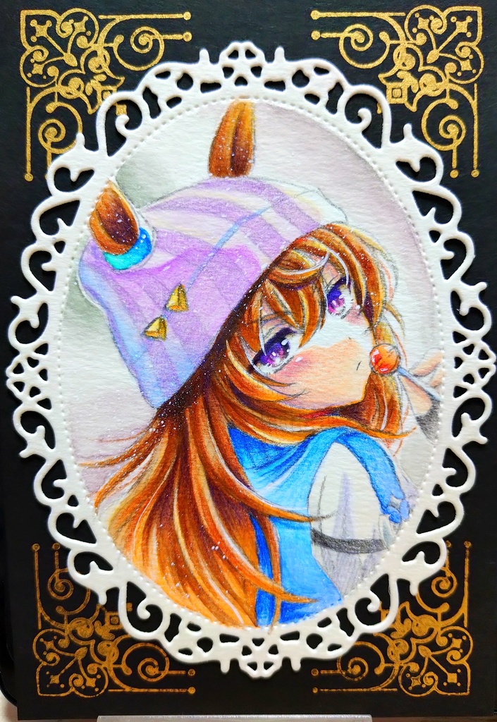 【フレームレス原画】黄金一族 × 肖像画モチーフ