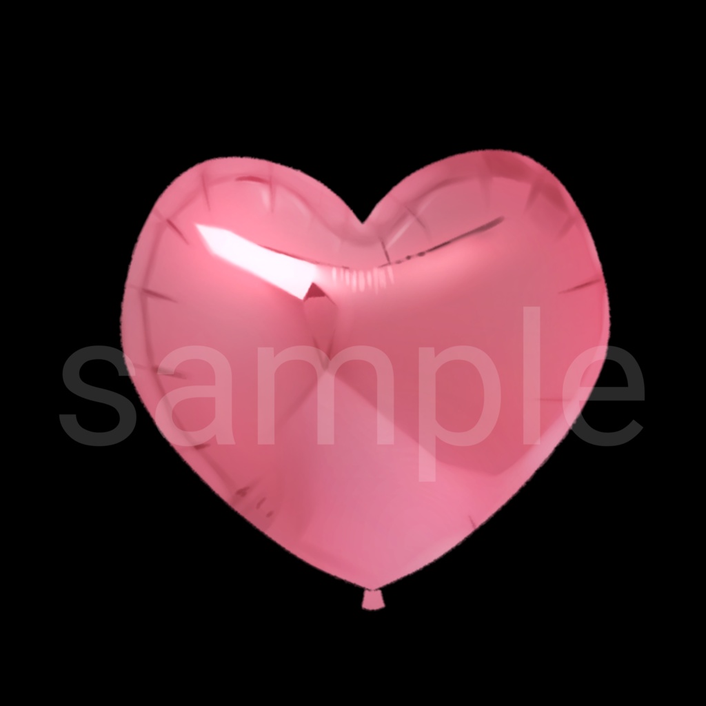 手書きの風船イラスト3種