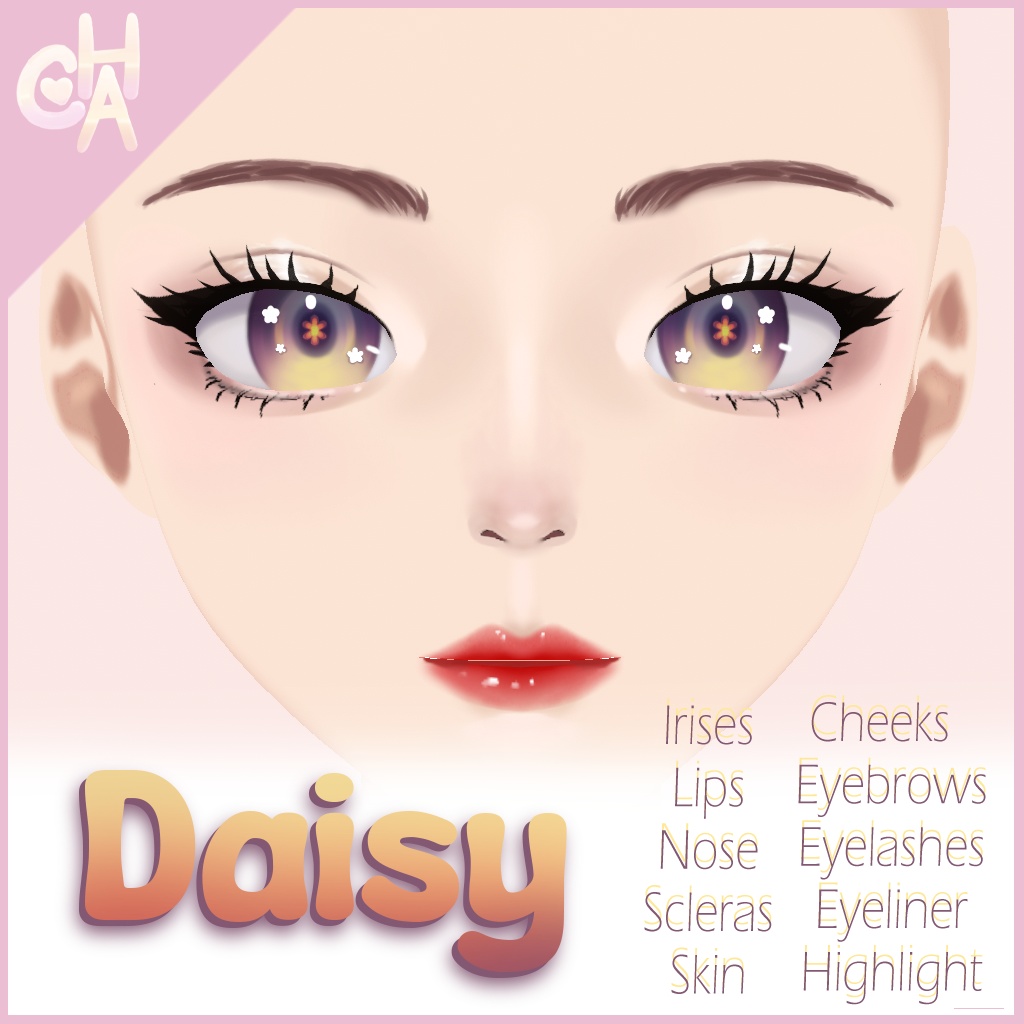 (Commercial) [VRoid] Daisy Makeup Face Set - デイジー・フェイス・セット