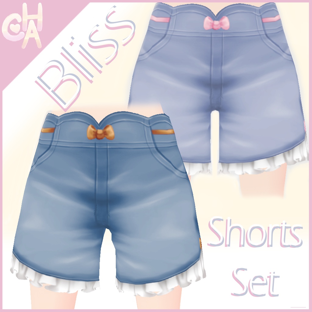 (Commercial) [VRoid] Bliss Shorts 8 Pack - ブリス・ショーツ8パック