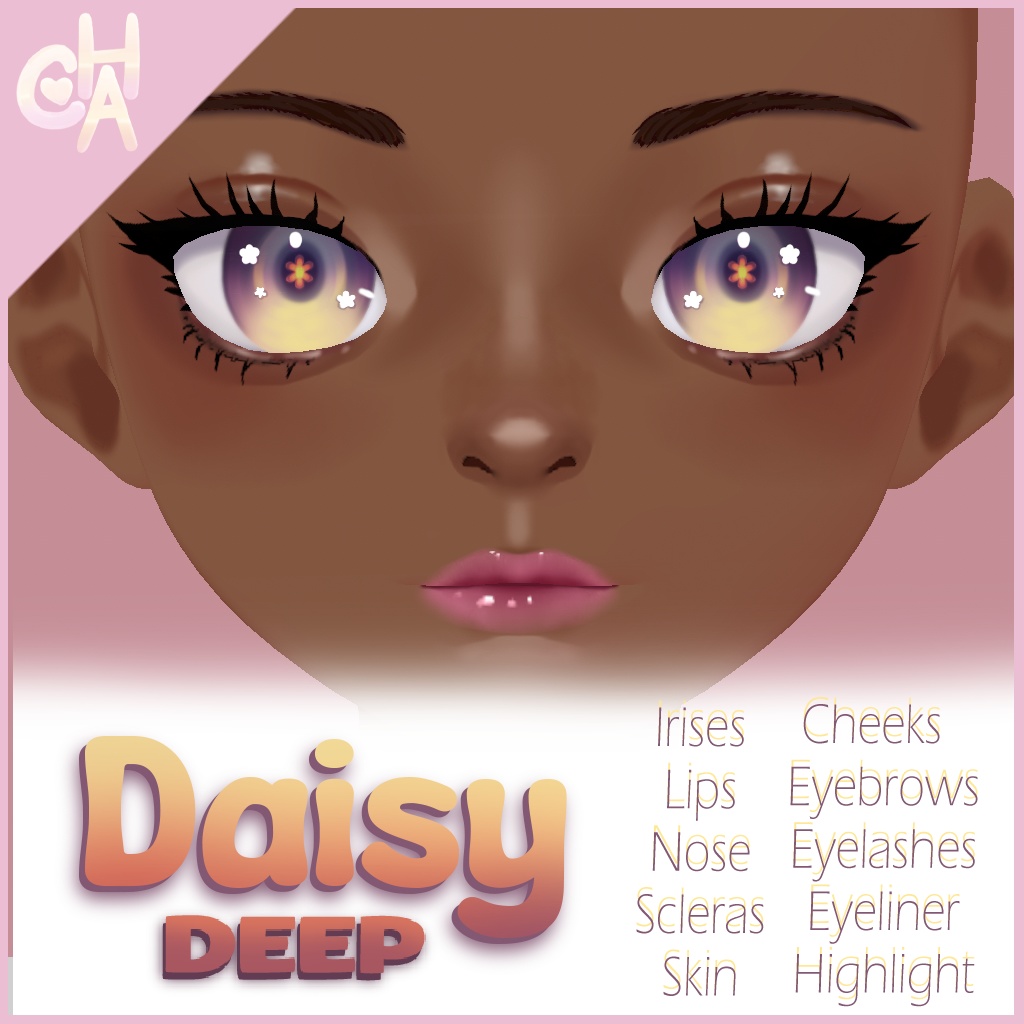 (Commercial) [VRoid] Daisy Deep Makeup Face Set - デイジーディープ メイクアップセット