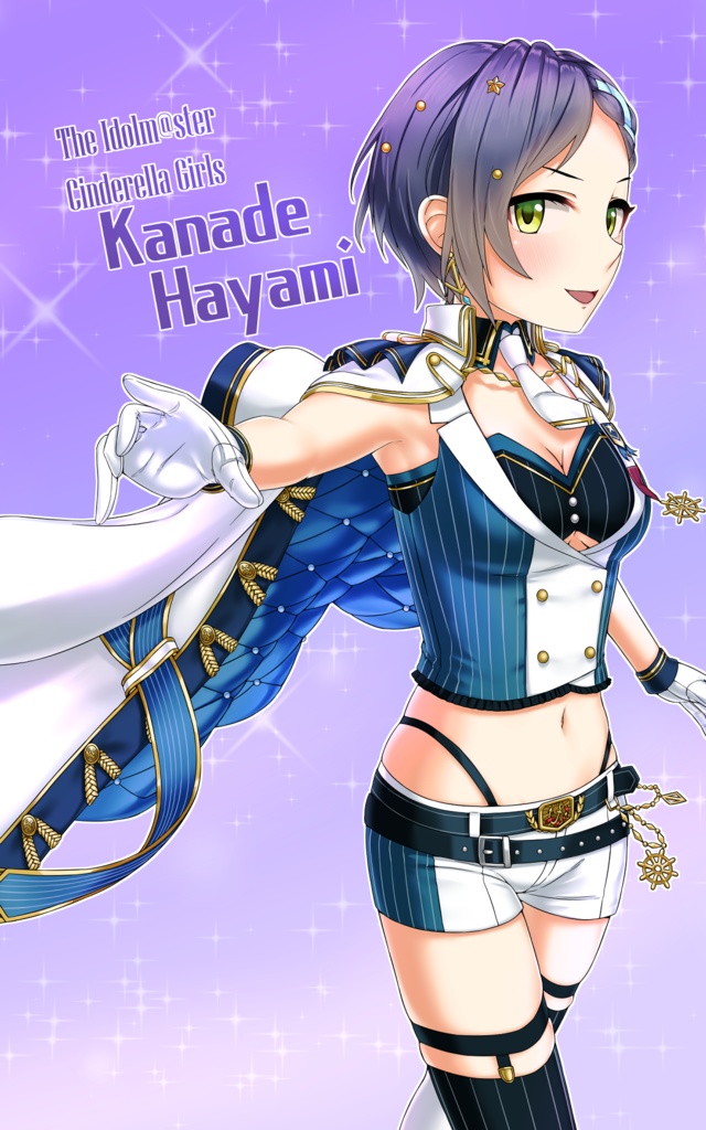 「セレブレイト・カレイド」速水奏Tシャツバージョン2 XL/L/M/Sサイズ