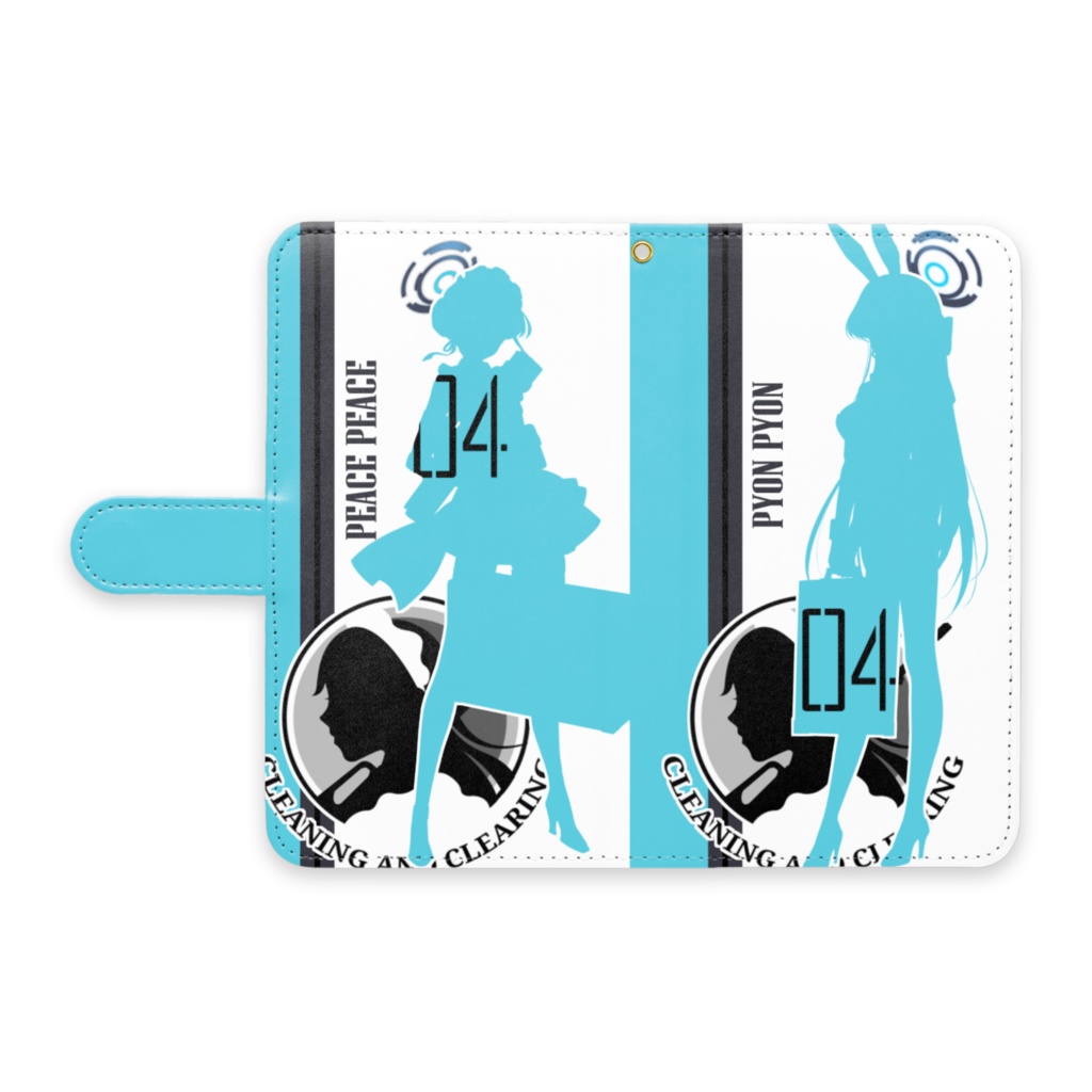 ブルアカ飛鳥馬トキ手帳型Androidケース ライト