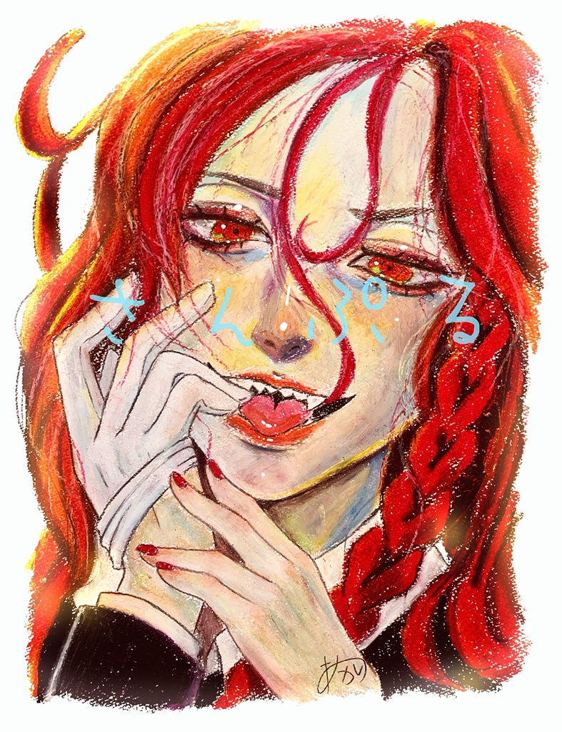 クレヨンイラストオーダー