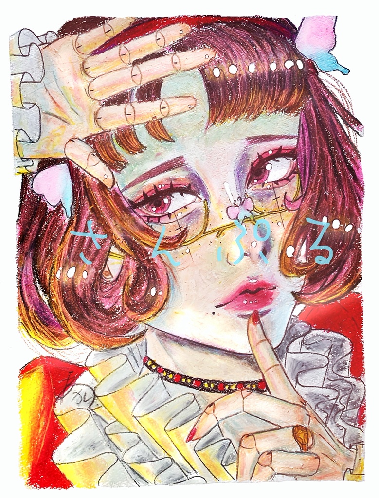 クレヨンイラストオーダー