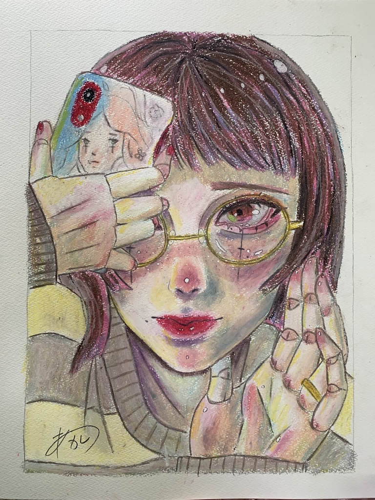 「自撮り」原画