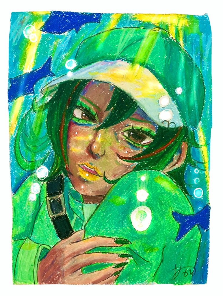 「平成を泳ぐ河童」原画