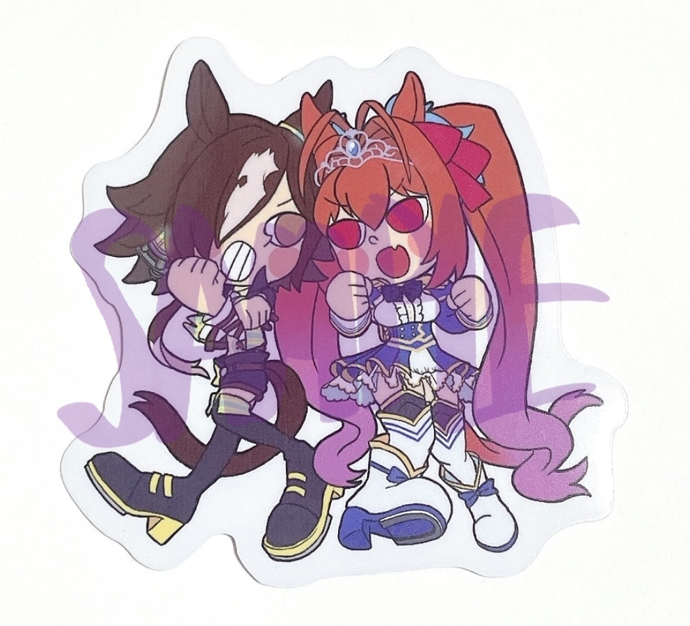 ダイワスカーレット&ウォッカ　防水ステッカー