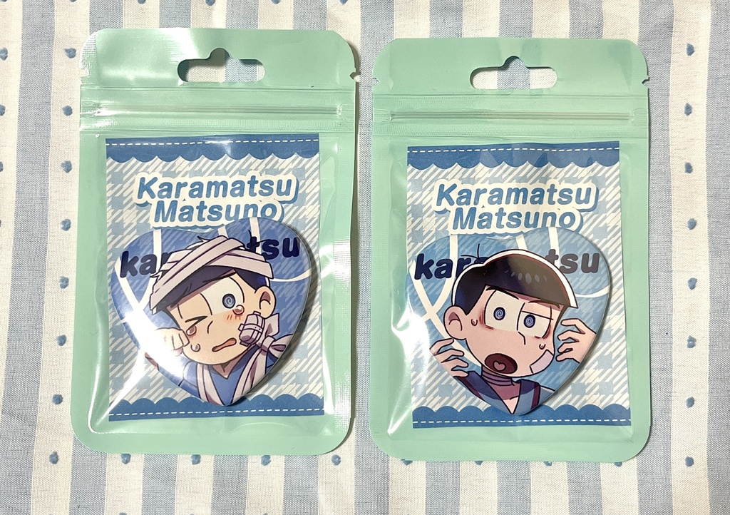 ハート缶バッチセット