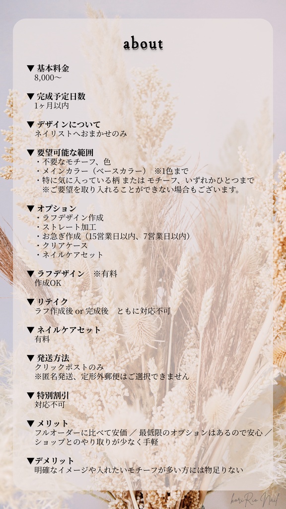 【2026/1/1〜】セミオーダーネイルチップ