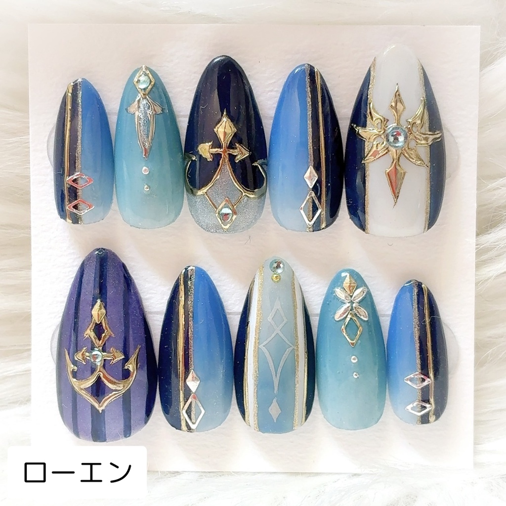 原神:モチーフネイルチップ