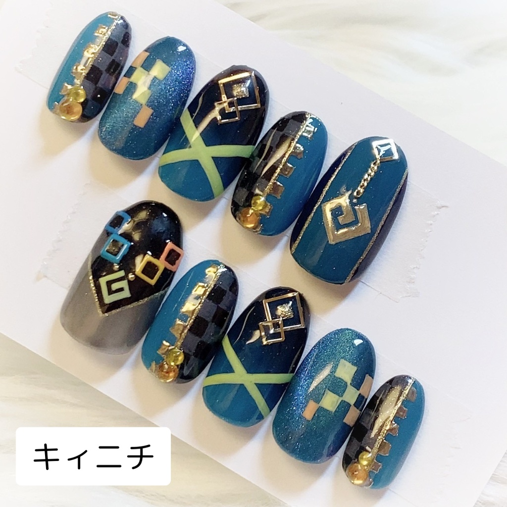 原神:モチーフネイルチップ